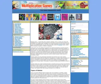 Multiplication-Games.org(Multiplication Games) Screenshot