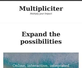 Multipliciter.com(Multiply your Impact) Screenshot