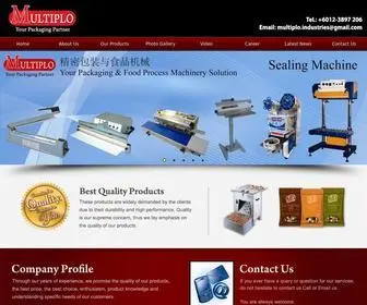 Multiplo.com.my(Food Packaging Machine) Screenshot