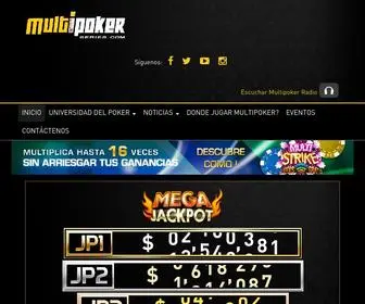 Multipokerseries.com(Bienvenido a) Screenshot