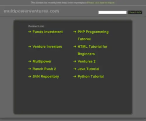 Multipowerventures.com(150% after 2 days) Screenshot