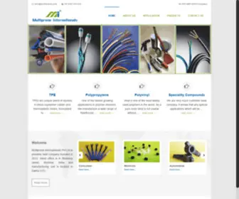 Multiprene.com(Multiprene Internationals) Screenshot