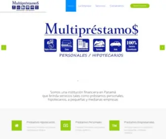 Multiprestamos.com.pa(MULTIPRESTAMOS PANAMA) Screenshot