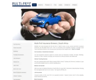 Multiprof.co.za(Car Insurance) Screenshot