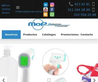 Multipromos.com.co(MULTI OPCIONES PROMOCIONALES) Screenshot