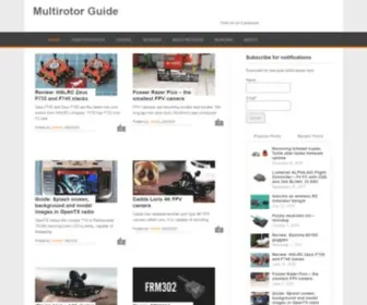 Multirotorguide.com(Multirotor Guide) Screenshot