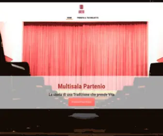 Multisalapartenio.it(Il Cinema di Avellino) Screenshot