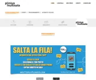 Multisalaplinius.com(Il tuo cinema a Milano) Screenshot