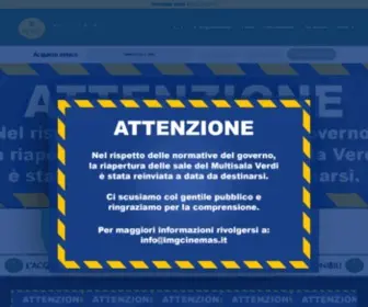 Multisalaverdi.it(Multisala Verdi) Screenshot