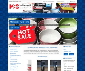 Multisaranacetak.com(Provide all printing needs) Screenshot