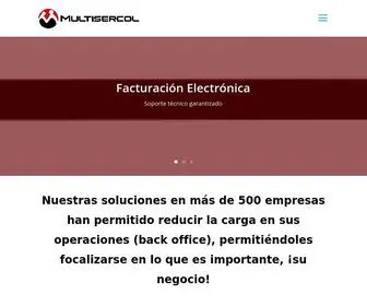 Multisercol.com(Outsourcing contable) Screenshot