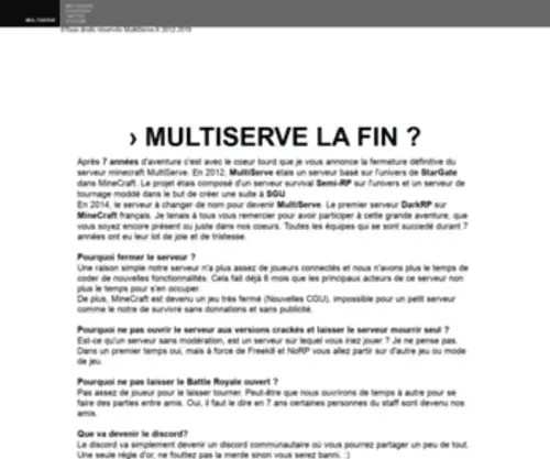 Multiserve.fr(Multiserve) Screenshot