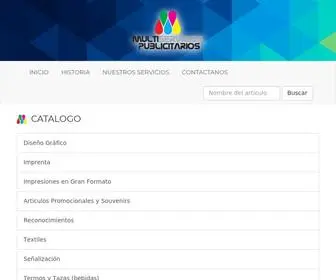 Multiserviciospublicitarios.mx(Multiservicios publicitarios y promocionales Mazatlan) Screenshot