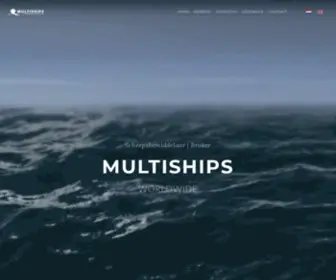 Multiships.nl(Multiships scheepsbemiddeling uw scheepsmakelaar) Screenshot