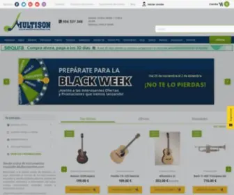 Multisononline.com(Tienda de instrumentos musicales) Screenshot