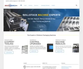 Multisource.us(The Experts in Rollstock Packaging Machine) Screenshot