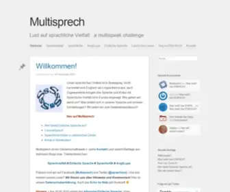 Multisprech.org(Lust auf sprachliche Vielfalt) Screenshot