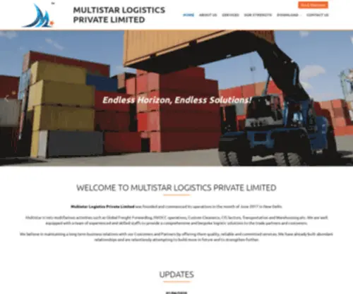 Multistarlogistics.com(MULTISTAR LOGISTICS) Screenshot