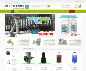 Multitanks.com(Raccords et vannes pour cuves destinées à la récupération de l'eau de pluie) Screenshot