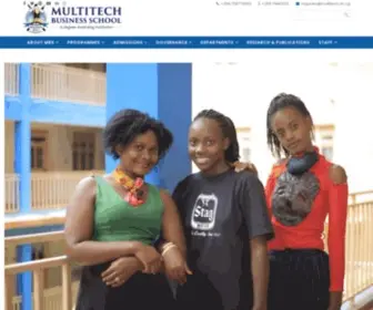 Multitech.ac.ug(Multitech Business School) Screenshot