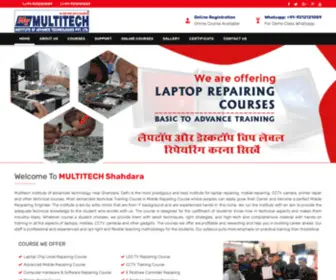 Multitechshahdara.com(Mobile repairing Course in Delhi) Screenshot