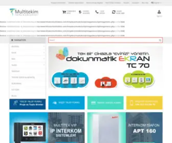Multitekim.com(Santral, Diafon, İp İnterkom Yetkili Servis ve Bayi Satış) Screenshot