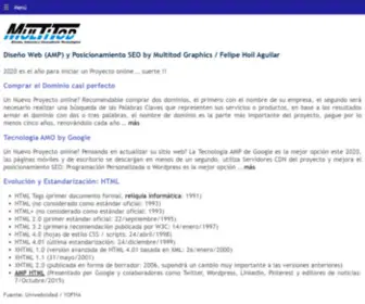 Multitod.com(La evolución del Diseño Web y Posicionamiento en buscadores en los últimos 20 años) Screenshot