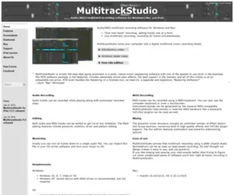 Multitrackstudio.com(Multitrack recording software) Screenshot