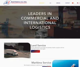 Multitrans.com.ni(INICIO) Screenshot
