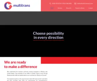 Multitransinc.com(Choose possibility in every direction) Screenshot