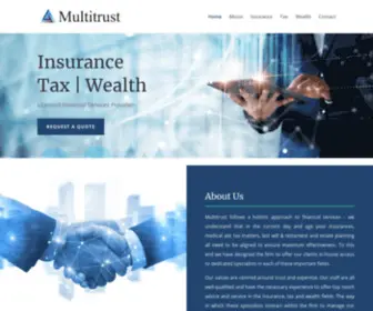 Multitrust.info(Insurance) Screenshot