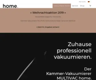 Multivac-Home.com(Vakuumierer home) Screenshot