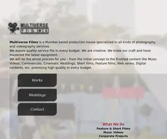 Multiversefilms.net(Multiverse Films) Screenshot