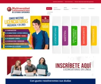 Multiversidad.com.mx(Multiversidad Latinoamericana) Screenshot