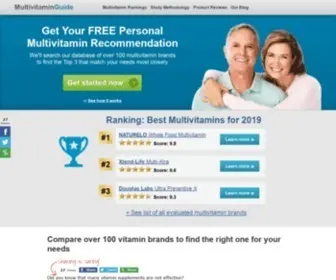 Multivitaminguide.org(Multivitamin Reviews and Comparison of 100 Vitamin Brands) Screenshot