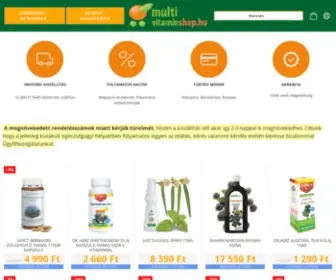 Multivitaminshop.hu(Webáruház) Screenshot