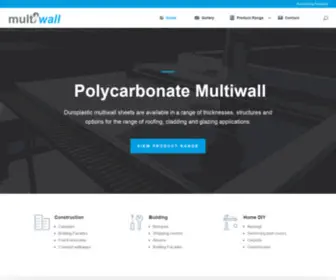 Multiwall.co.za(Polycarbonate Sheeting) Screenshot