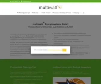 Multiwatt.de(Multiwatt Energiesysteme GmbH) Screenshot