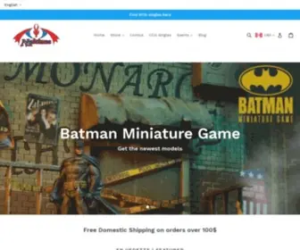 Multizone.ca(Comics, Games, Board Games, Miniatures, Dice) Screenshot