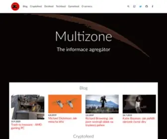 Multizone.cz(Multizone landing page) Screenshot