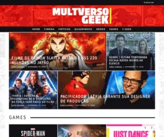 Multversogeek.com.br(Tudo sobre a cultura Geek em um só lugar) Screenshot