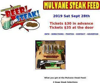 Mulvanesteakfeed.com(Mulvane Steak Feed) Screenshot