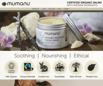 Mumanu.co.nz(Massage Oil & Shea Moisturiser) Screenshot