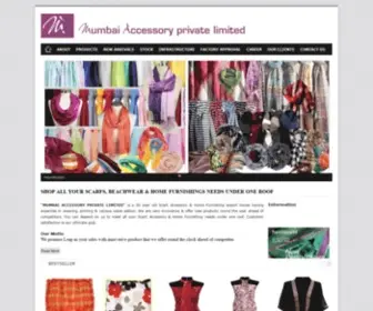 Mumbaiaccessory.com(Mumbai Accessory Pvt) Screenshot