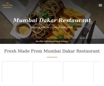 Mumbaidakarrestaurant.ca(Order Online for Takeout / Delivery or Book a Table. Here at Mumbai Dakar Restaurant) Screenshot