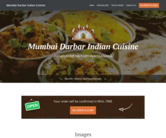 Mumbaidarbar.com(Order Online for Takeout / Delivery. Here at Mumbai Darbar Indian Cuisine) Screenshot