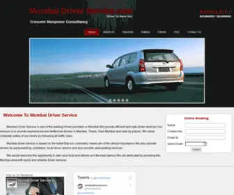 Mumbaidriverservice.com(Temporary driver Service) Screenshot