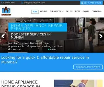 Mumbaifix.com(Home Appliances Repair Services in Mumbai) Screenshot