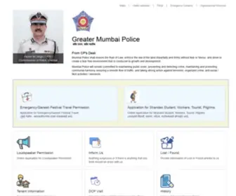 Mumbaipolice.co.in(Mumbai Police) Screenshot