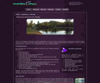 Mumblesboutiquestays.com.au(Romantic getaways and a jacuzzi style hot tub spa with a view) Screenshot